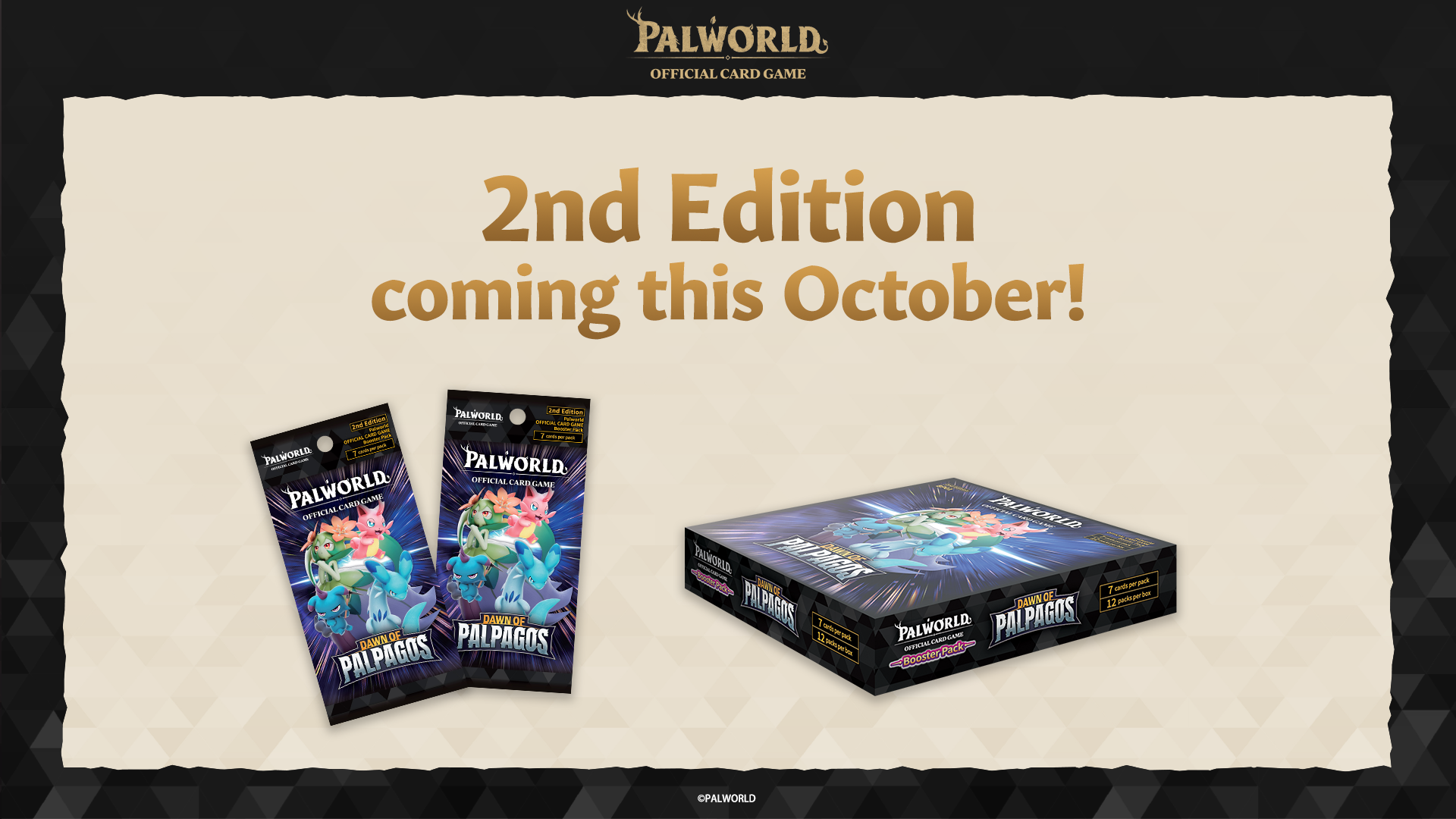 Palworld OCG - display of 12 Boosters