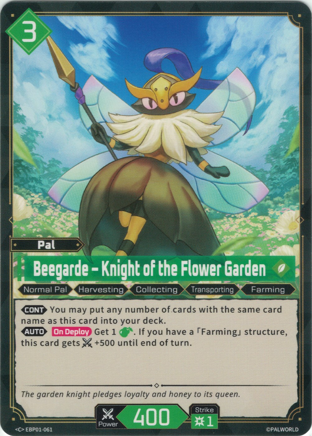 Beegarde – Knight of the Flower Garden – EBP01-061 (C)